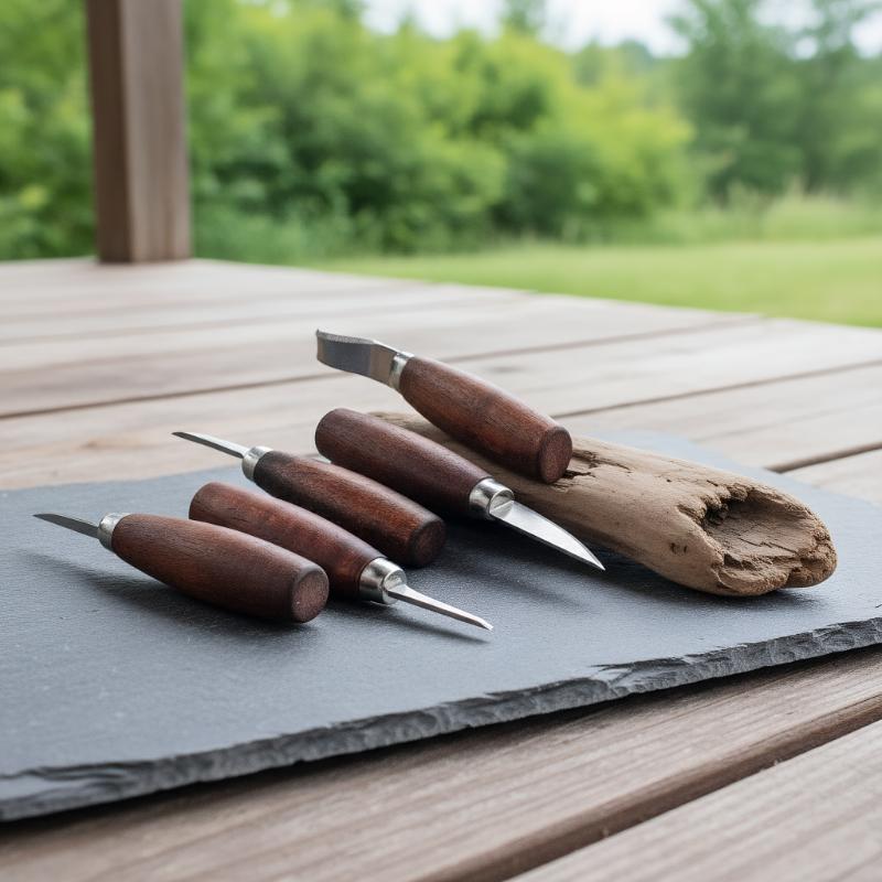 Wood Chisel Set - 5 pçs ferramentas para escultura em