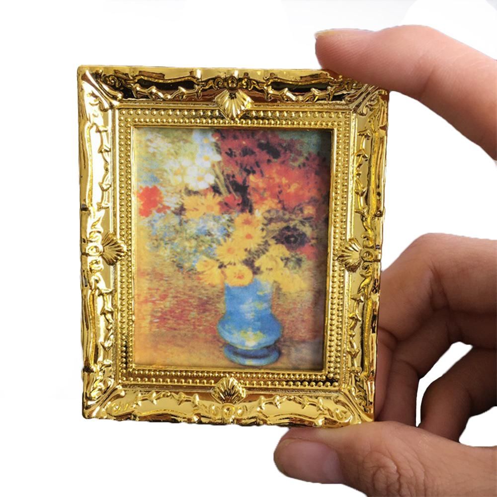 Miniature Oil Painting for Kid - Woodworking Resin avaliação e preço