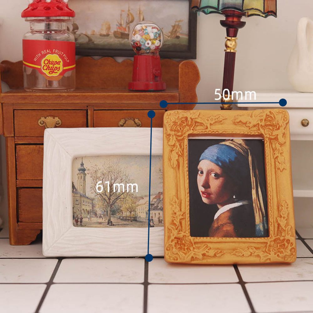 Miniature Oil Painting for Kid - Woodworking Resin avaliação e preço