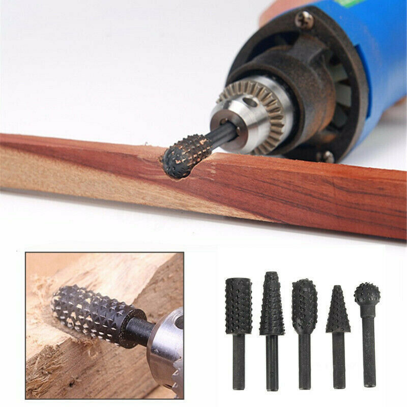 Conjunto de 5 Brocas de 1/4''  - Wood Chisel Set avaliação e preço