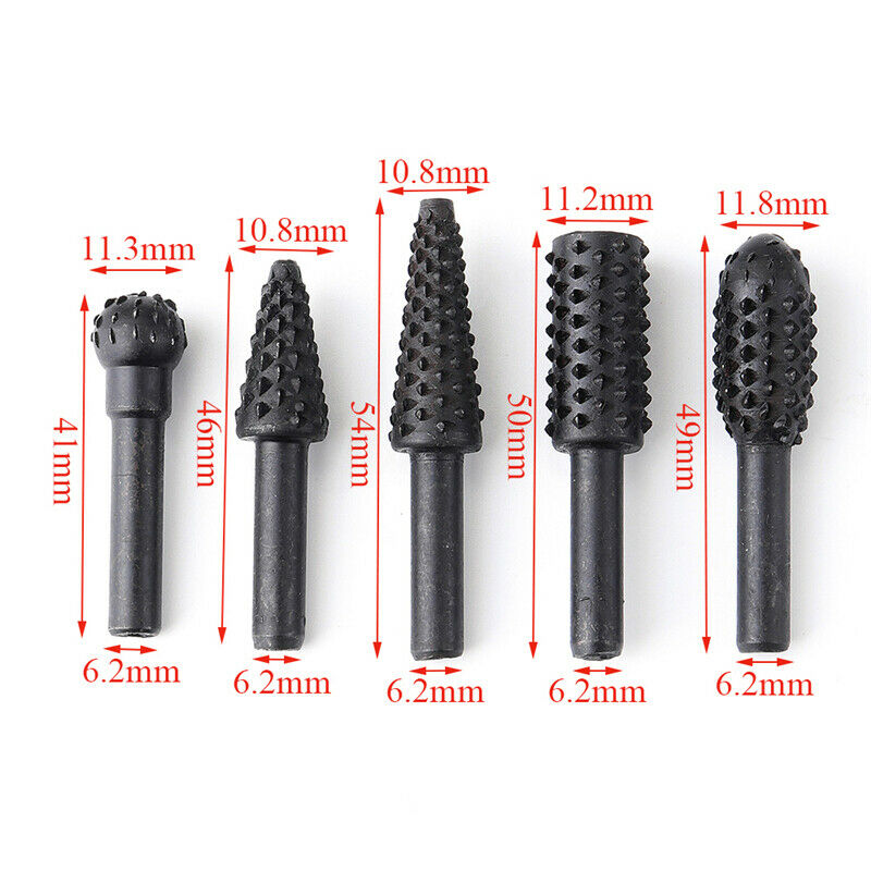 Conjunto de 5 Brocas de 1/4''  - Wood Chisel Set avaliação e preço